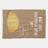 Ich bin ein Selbststarter-Rohbrot Geschirrtuch (Horizontal)