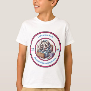 "Ich bin ein seltener Bär" in Rosa T-Shirt