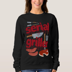 Ich bin ein Serien-Griller Lustiger Männer-Grill B Sweatshirt