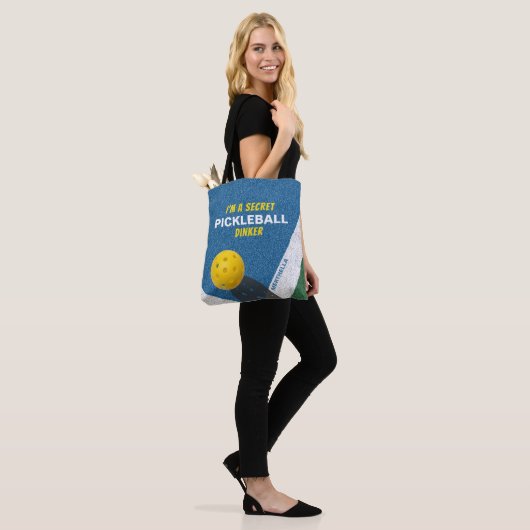 ICH BIN EIN SICHERES PICKLEBALLDINKER-Funny Zitat Tasche (Am Model)
