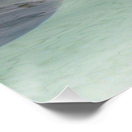 Ich bin ein Siegel Poster (Ecke)