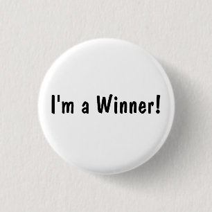 Ich bin ein Sieger! Button