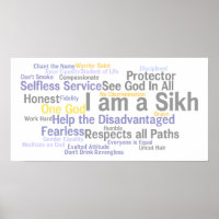 Ich bin ein Sikh-Poster