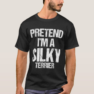 Ich bin ein Silky Terrier Funny Halloween Hundekos T-Shirt
