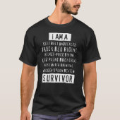 Ich bin ein Sitzgürtel ohne Kugellager auf Bac T-Shirt (Vorderseite)