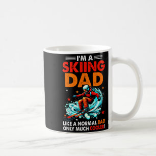 Ich bin ein Skifahrer-Vater Definition Viel Kühler Kaffeetasse