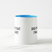 Ich bin ein Skydiver Tasse (Zentrum)
