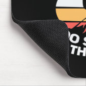 Ich bin ein Snowboarder und folge mir nicht Mousepad (Ecke)