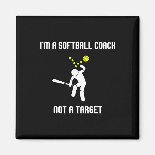Ich bin ein Softll-Trainer, kein Ziel Magnet (Vorne)