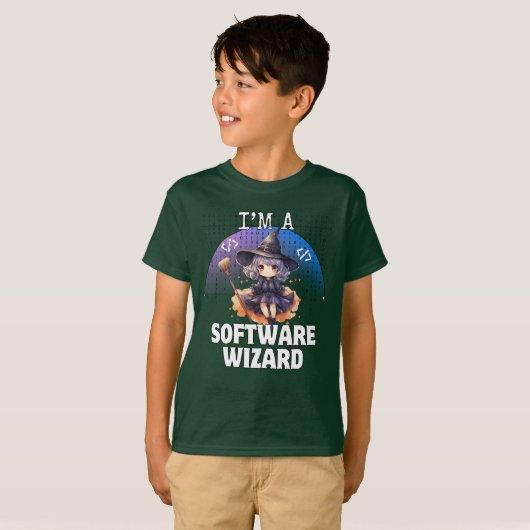 Ich bin ein Software-Assistent.b T-Shirt (Vorne ganz)