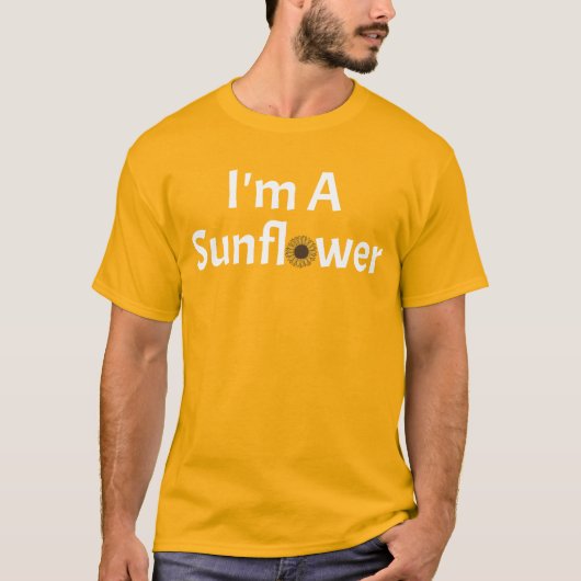 Ich bin ein Sonnenblumenkostüm T-Shirt (Vorderseite)