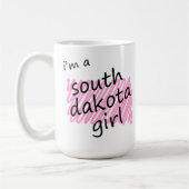 Ich bin ein South- Dakotamädchen Kaffeetasse (Links)