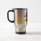 "Ich bin ein Sozialarbeiter" beliebtes Design, Reisebecher (Links)