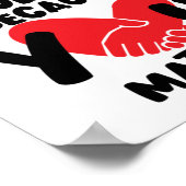 Ich bin ein Sozialarbeiter, der Therapeut ist Poster (Ecke)