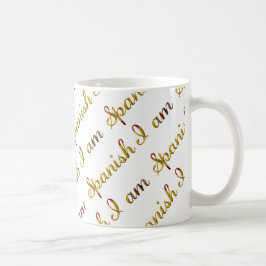 Ich bin ein spanisches Country Pride Typografy Pat Kaffeetasse