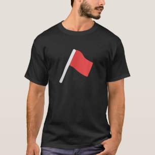 Ich bin ein spazierender Red Flag lustige Neuheit T-Shirt