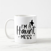 Ich bin ein Spuk-Mess Kaffeetasse (Links)
