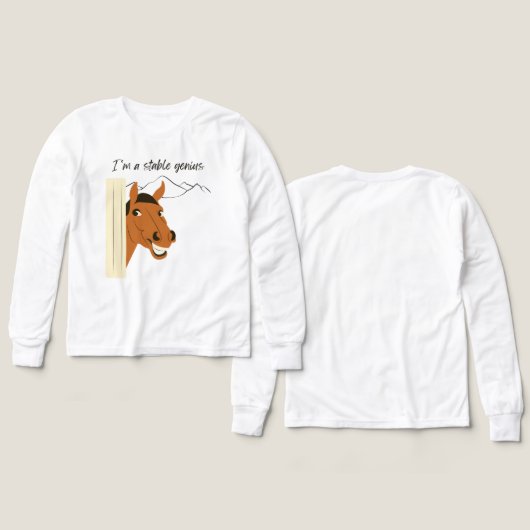 Ich bin ein stabiles Genie (Design Vorderseite & Rückseite)