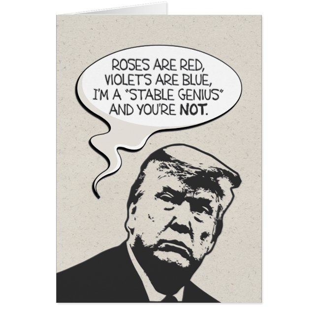 "Ich bin ein stabiles Genie-" Donald- (Vorne)