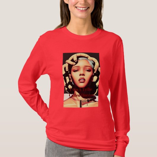 Ich bin ein Stamm namens Königin T-Shirt (Vorderseite)