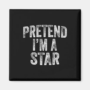 Ich bin ein Star Costume Family Lazy Halloween-Par Magnet
