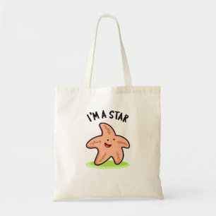 Ich bin ein Star Funny Starfish Pun Tragetasche