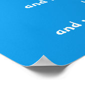 Ich bin ein Star-Kindergedicht Poster (Ecke)