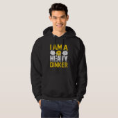 Ich bin ein starker Binker-Pickleball Hoodie (Vorne ganz)