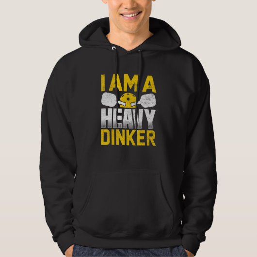 Ich bin ein starker Binker-Pickleball Hoodie (Vorderseite)