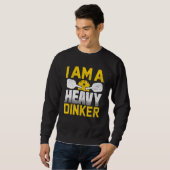 Ich bin ein starker Binker-Pickleball Sweatshirt (Vorne ganz)