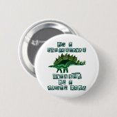 Ich bin ein Stegosaurus Button (Vorne & Hinten)
