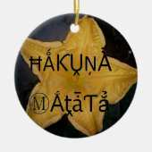 Ich bin ein Stern innen. Keramikornament (Vorne)