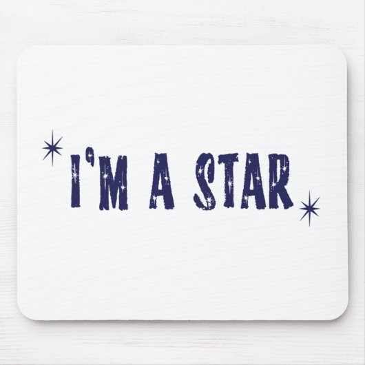 Ich bin ein Stern Mousepad (Vorne)