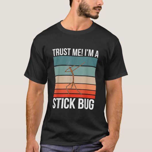 Ich bin ein Stick Bug Halloween Insekt Entomologe T-Shirt (Vorderseite)
