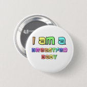 Ich bin ein stilles Baby Button (Vorne & Hinten)