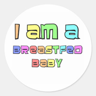 Ich bin ein stilles Baby Runder Aufkleber