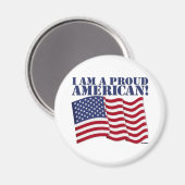 ICH BIN EIN STOLZ AMERIKANER! MAGNET (Vorderseite/Rückseite)