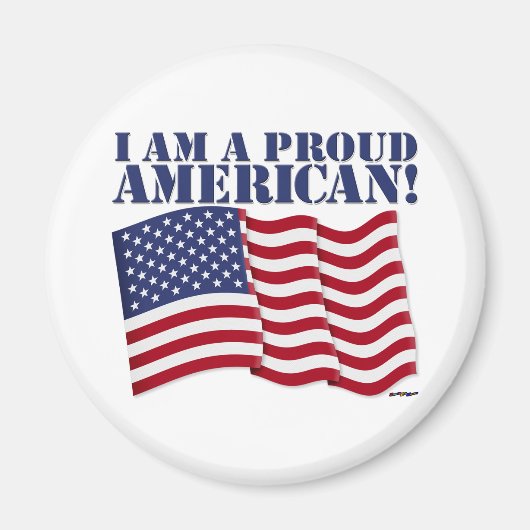 ICH BIN EIN STOLZ AMERIKANER! MAGNET (Vorne)