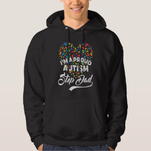 Ich bin ein stolzer Autism Stiefvater Autism Puzzl Hoodie