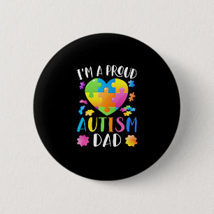 Ich bin ein stolzer Autism Vater Autism-Bewusstsei Button