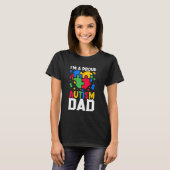 Ich bin ein stolzer Autism Vater Mutter Autism Bew T-Shirt (Vorne ganz)