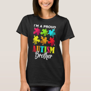 Ich bin ein stolzer Autismus-Bruder Männer Jungen T-Shirt