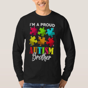 Ich bin ein stolzer Autismus Bruder Männer Jungs H T-Shirt