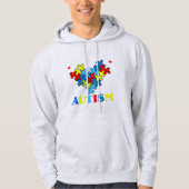 Ich bin ein stolzer Autismus Großes Oma - Perfekt Hoodie (Vorderseite)