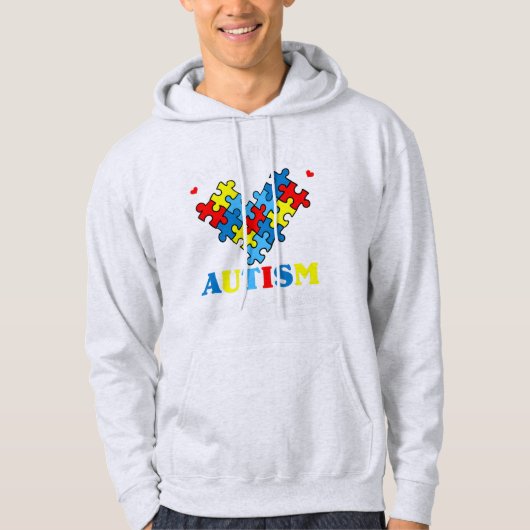 Ich bin ein stolzer Autismus Großes Oma - Perfekt  Hoodie (Vorderseite)