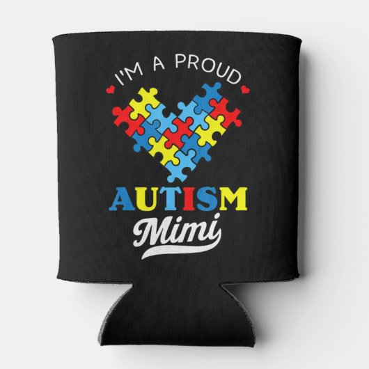 Ich bin ein stolzer Autismus Mimi - Perfekt für Gr Dosenkühler (Rückseite)