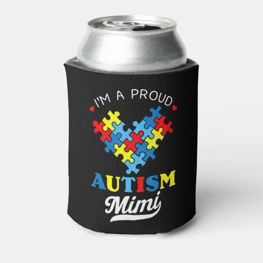 Ich bin ein stolzer Autismus Mimi - Perfekt für Gr Dosenkühler (Kanne Rückseite)