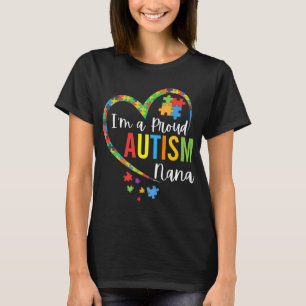 Ich bin ein stolzer Autismus Nana Abschlag perfekt T-Shirt
