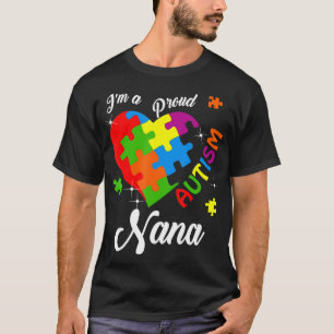 Ich bin ein stolzer Autismus-Nana-Kostüm mit coole T-Shirt