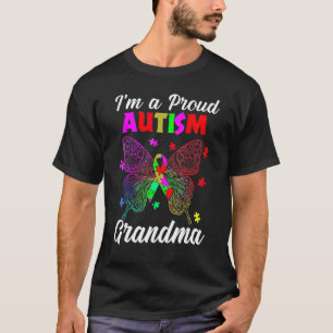 Ich bin ein stolzer Autismus Oma Awareness Puzzle  T-Shirt